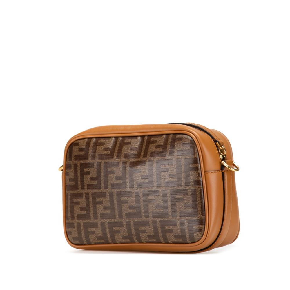 Brown Leather Fendi Crossbody Bag