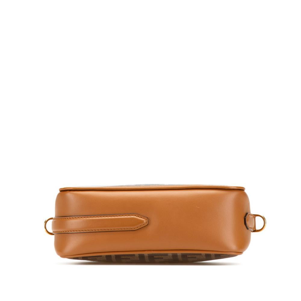 Brown Leather Fendi Crossbody Bag