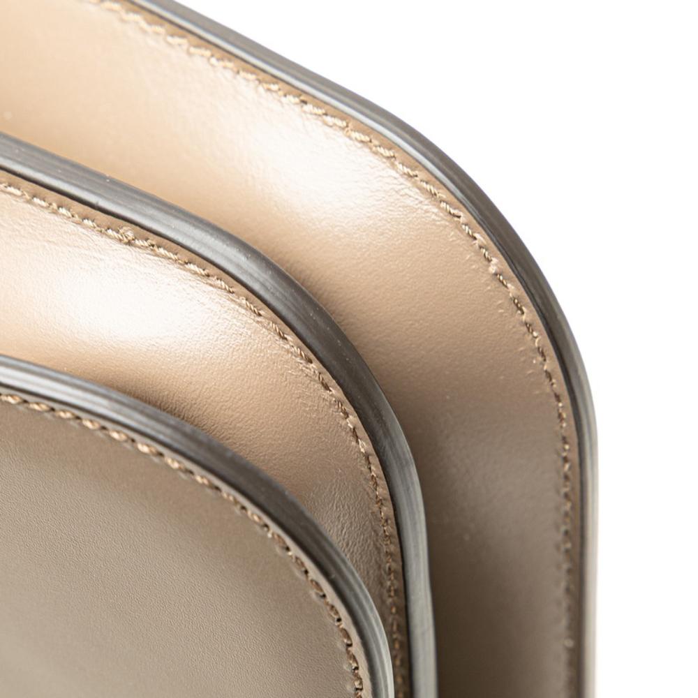 Brown Leather Fendi Shoulder Bag