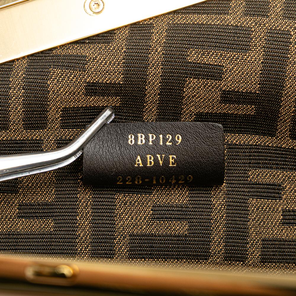 Brown Leather Fendi Crossbody Bag