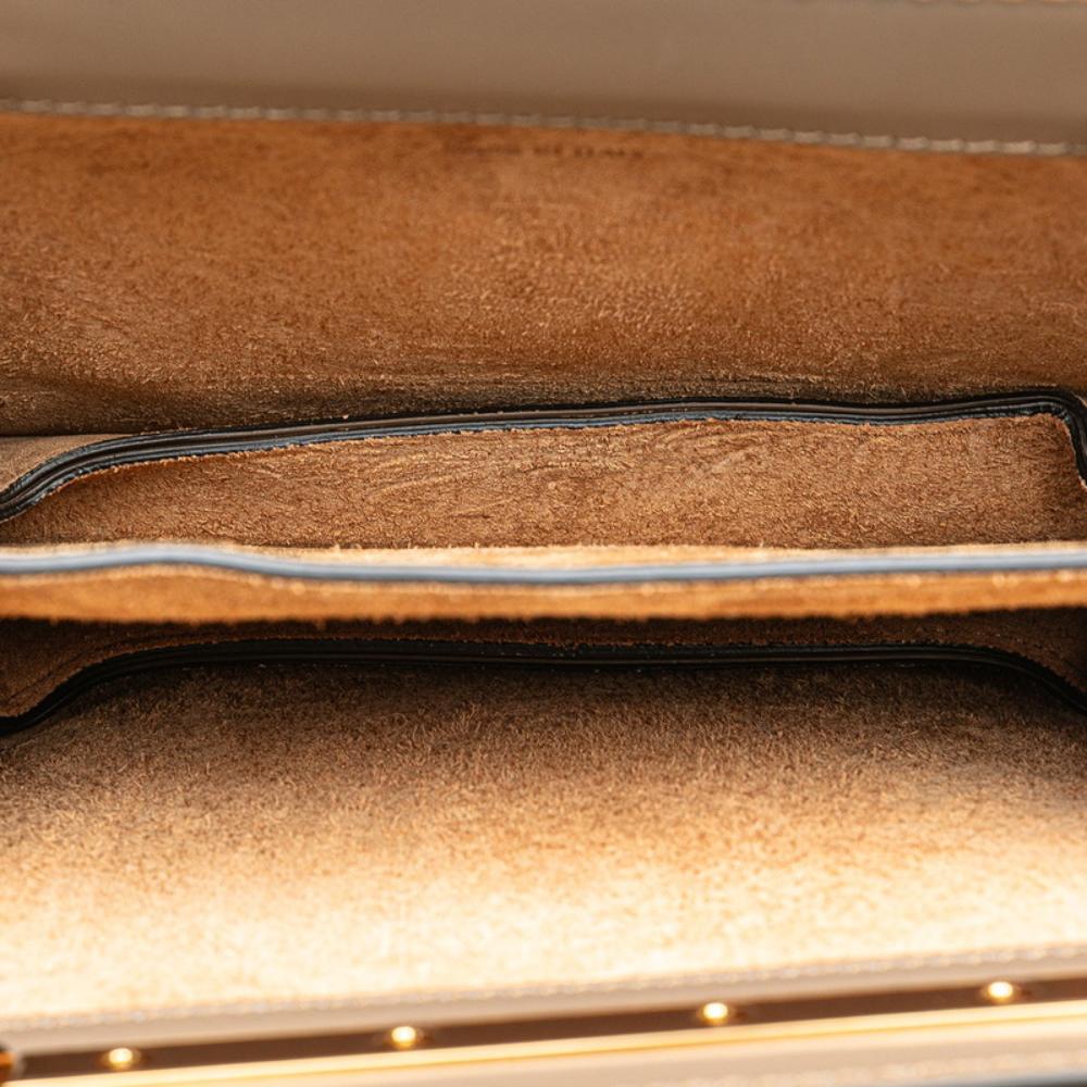 Brown Leather Fendi Shoulder Bag