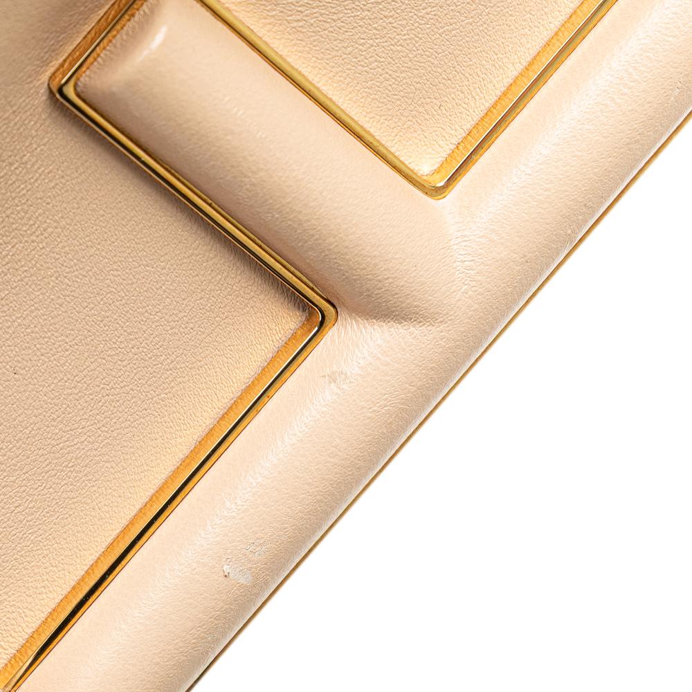 Brown Leather Fendi Crossbody Bag