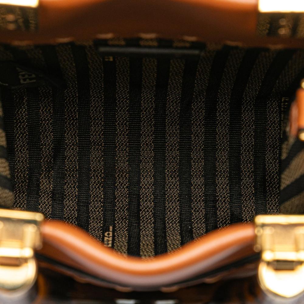 Brown Leather Fendi Tote