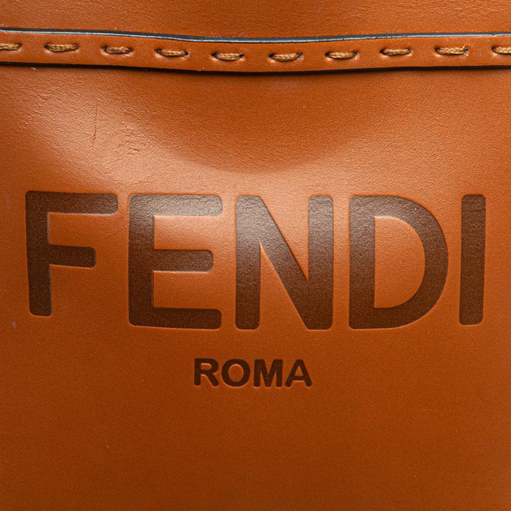 Brown Leather Fendi Tote