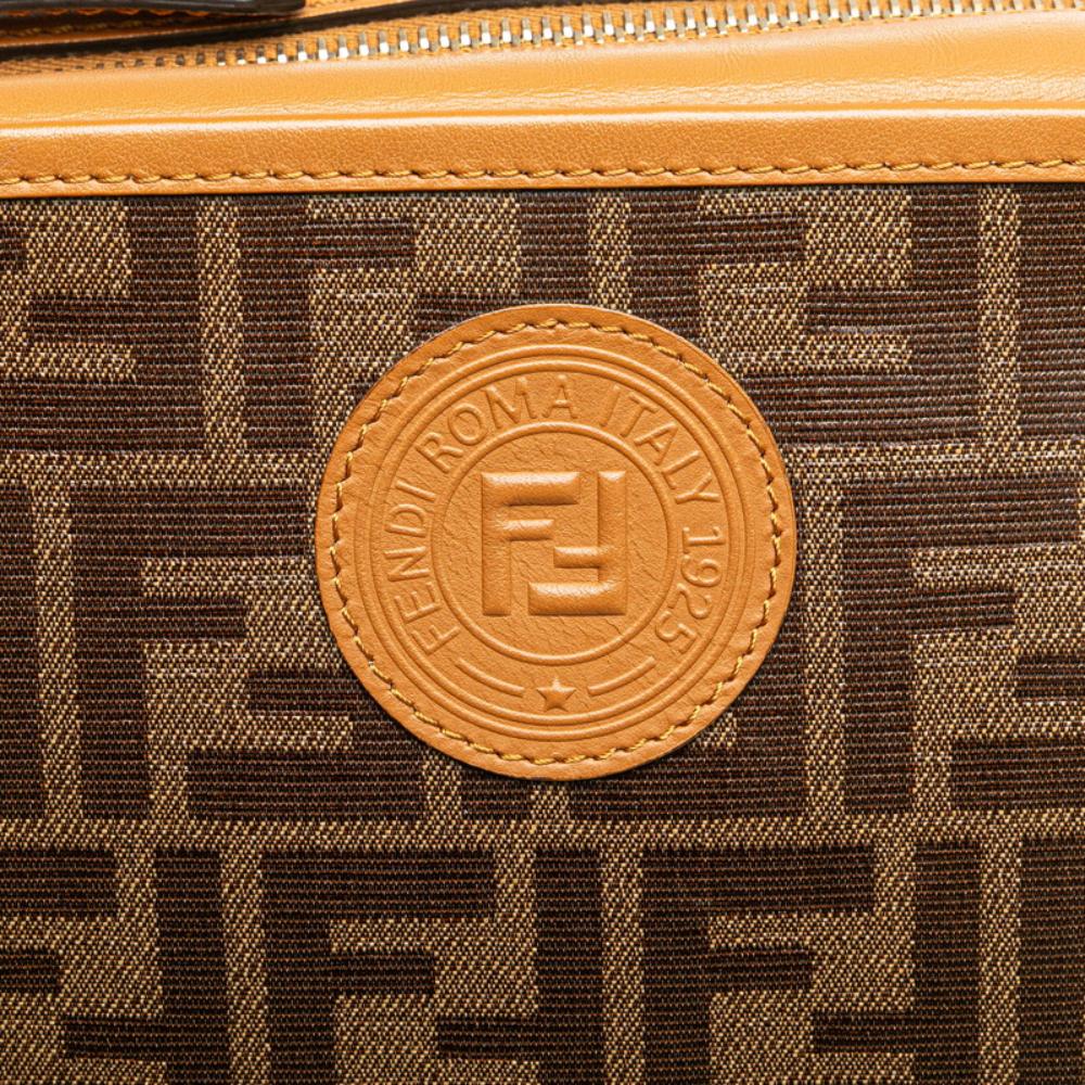 Brown Leather Fendi Crossbody Bag