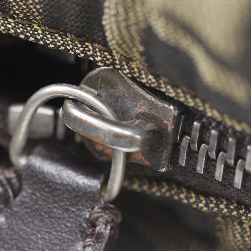 Brown Nylon Fendi Shoulder Bag