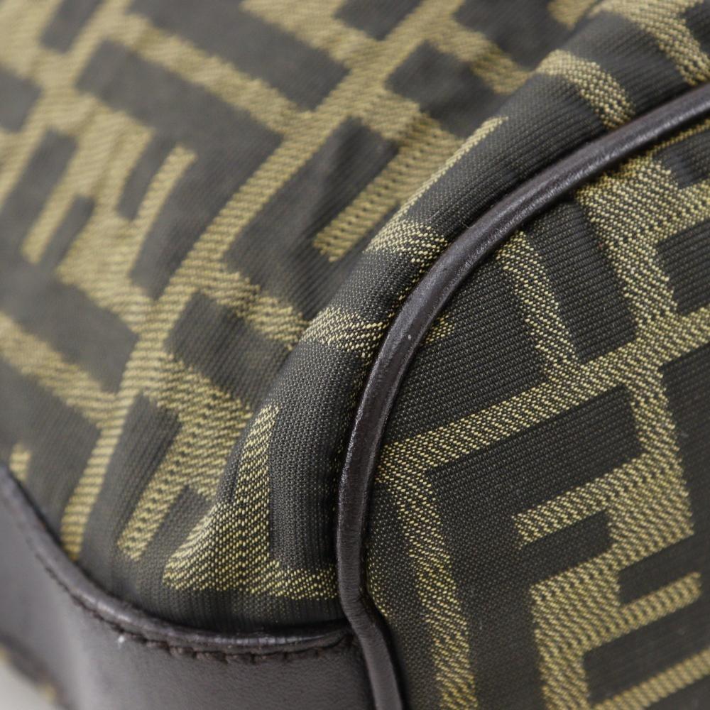 Brown Nylon Fendi Shoulder Bag