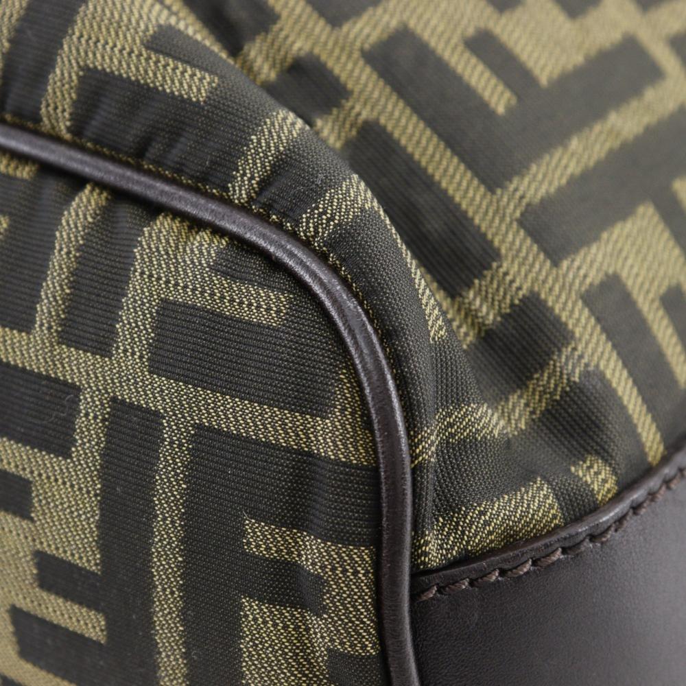 Brown Nylon Fendi Shoulder Bag