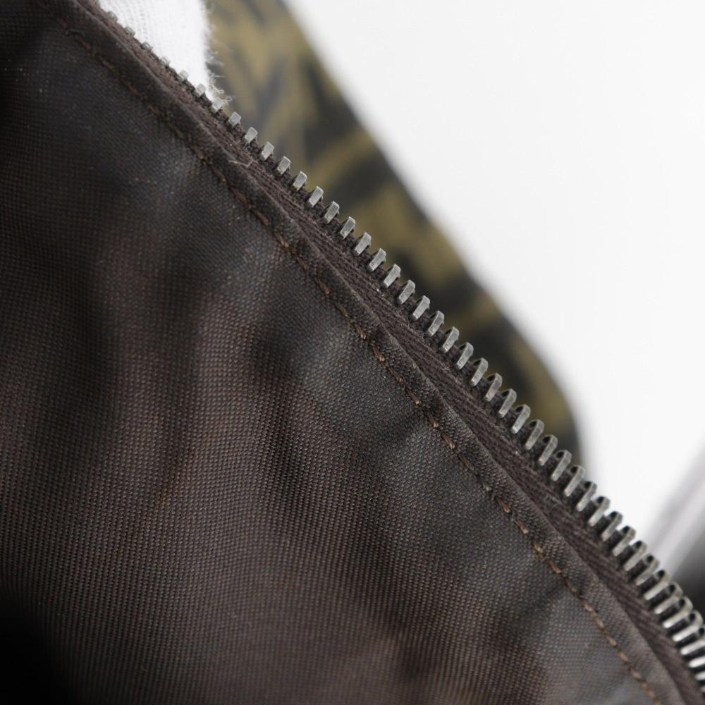 Brown Nylon Fendi Shoulder Bag
