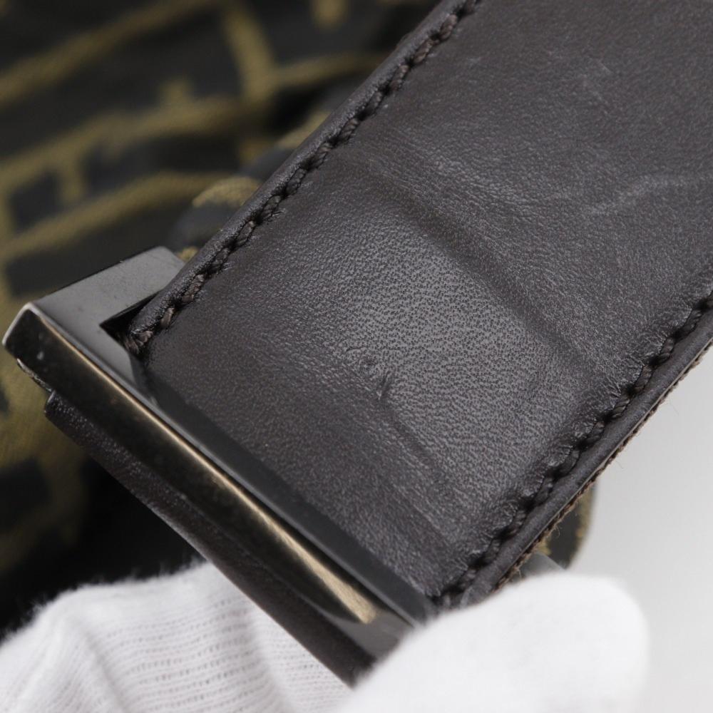 Brown Nylon Fendi Shoulder Bag