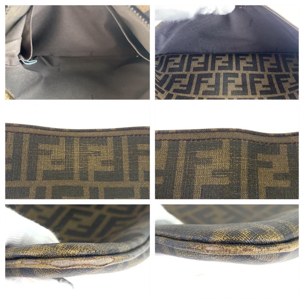Brown Plastic Fendi Crossbody Bag