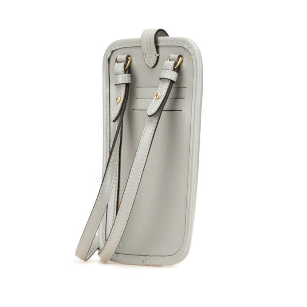 Grey Leather Fendi Shoulder Bag