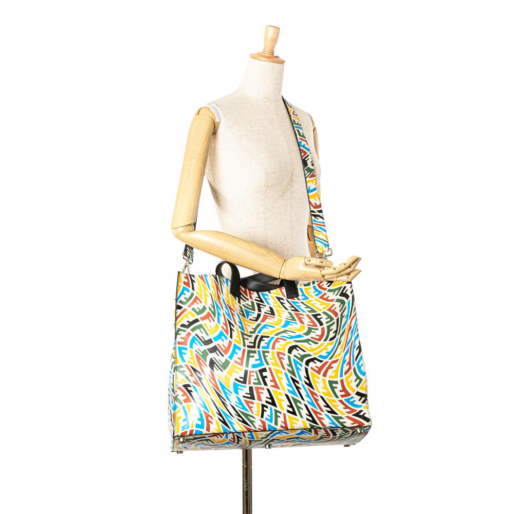 Multicolor Leather Fendi Tote