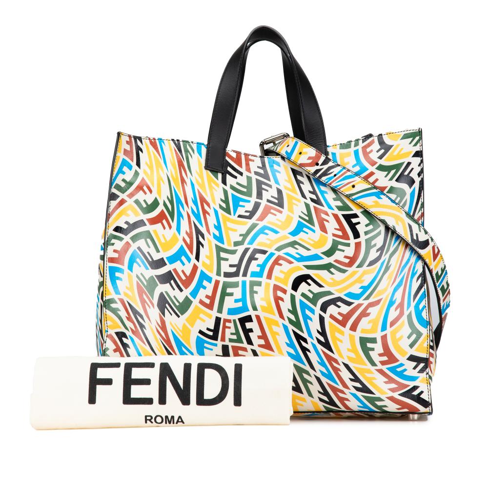 Multicolor Leather Fendi Tote