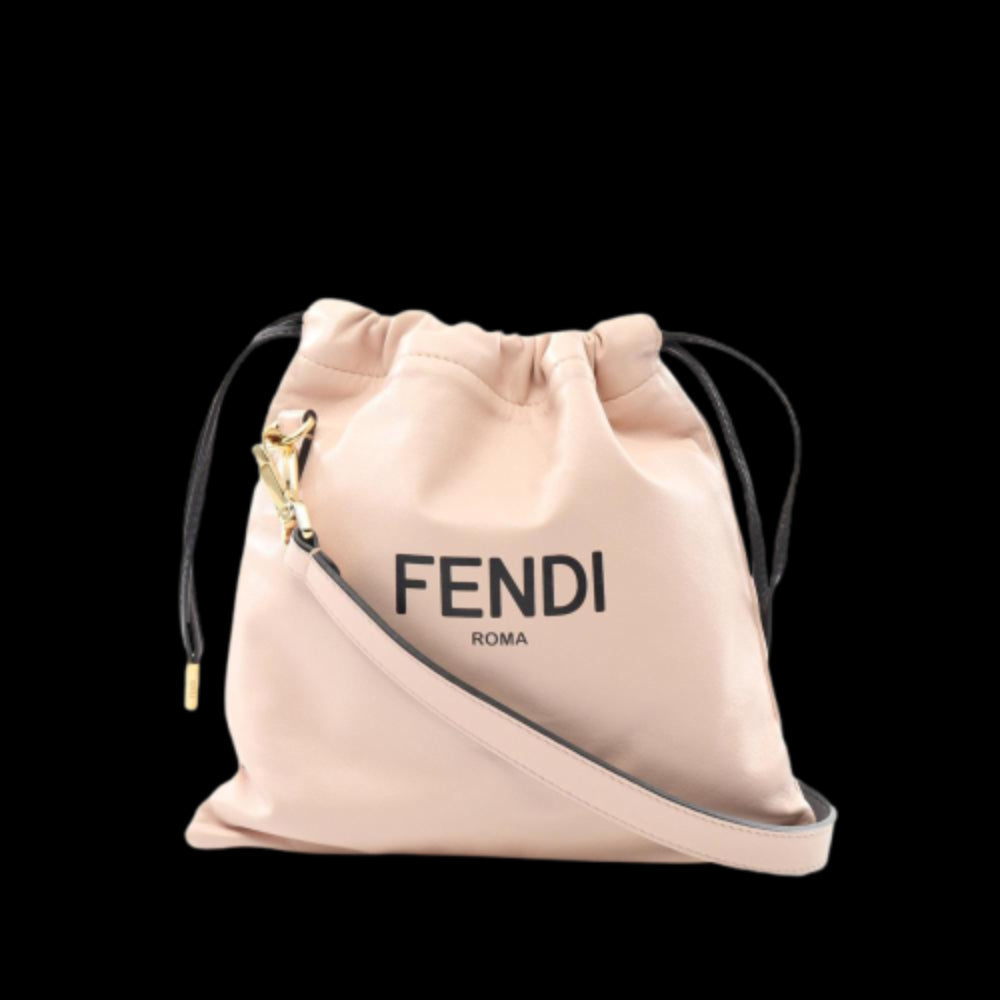 Pink Leather Fendi Crossbody Bag