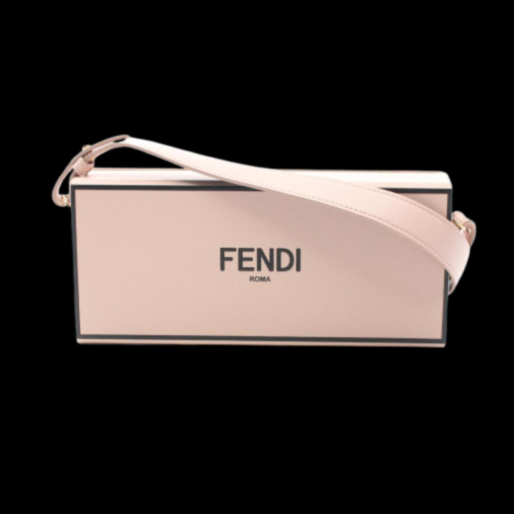 Pink Leather Fendi Crossbody Bag
