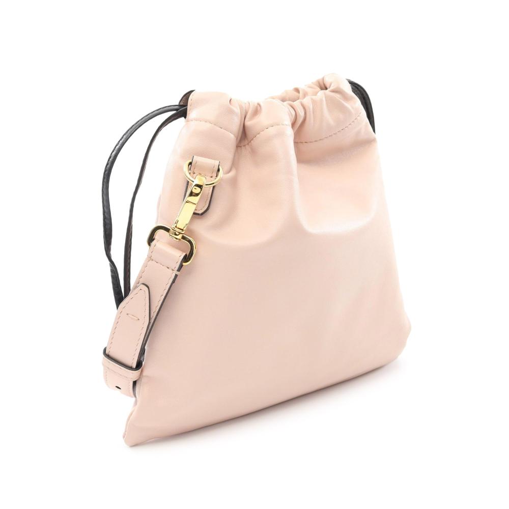 Pink Leather Fendi Crossbody Bag