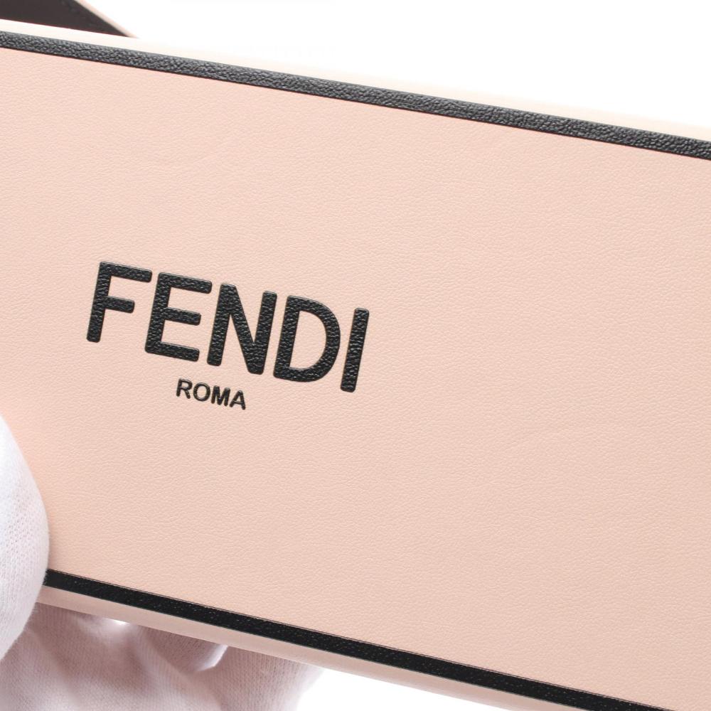 Pink Leather Fendi Crossbody Bag