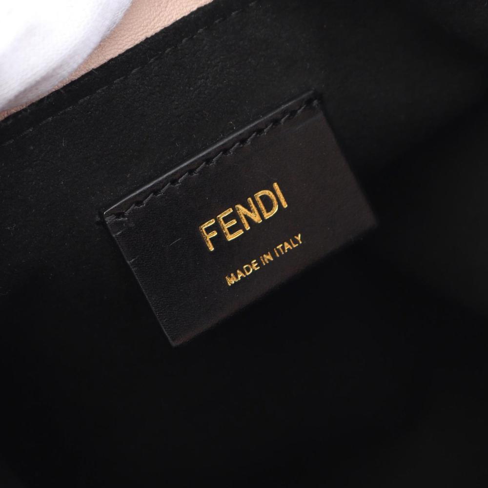 Pink Leather Fendi Crossbody Bag