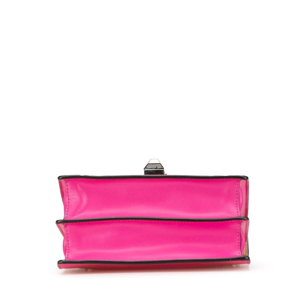 Pink Leather Fendi Shoulder Bag
