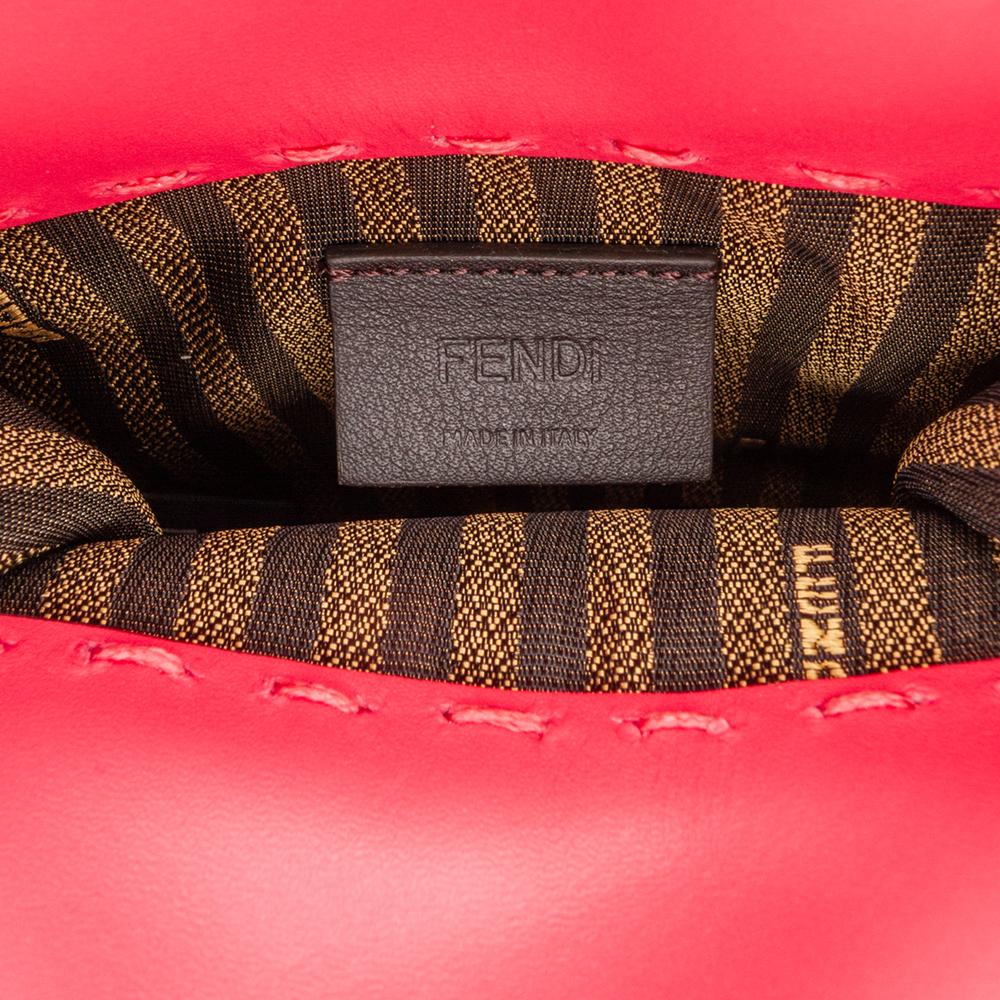 Pink Leather Fendi Tote