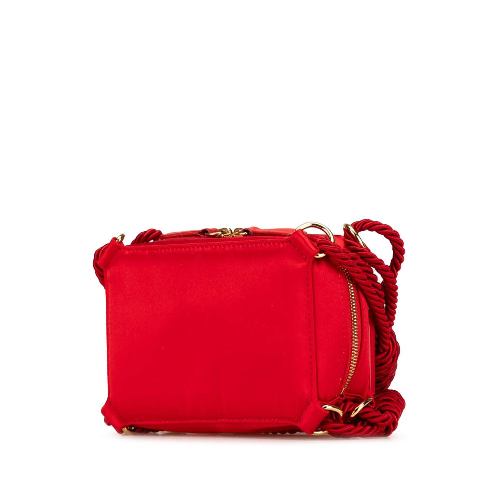 Red Fabric Fendi Crossbody Bag
