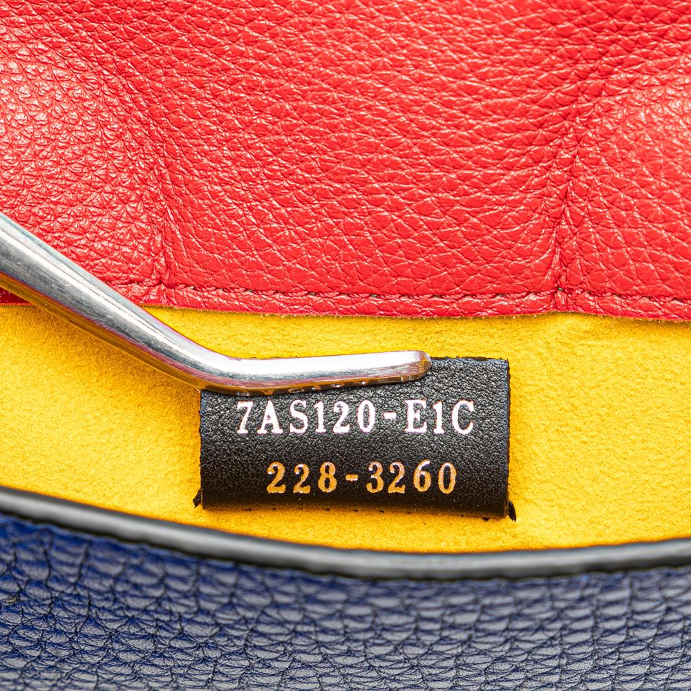 Red Leather Fendi Crossbody Bag
