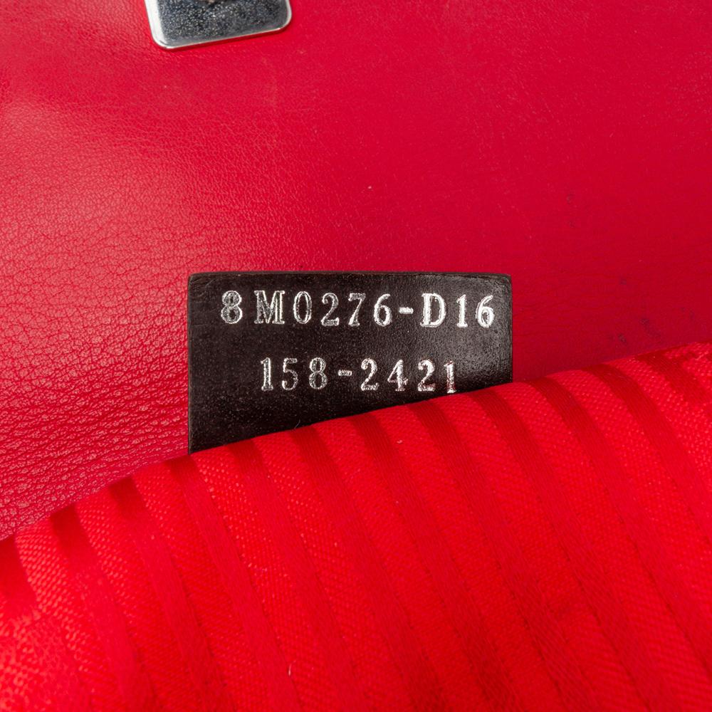 Red Leather Fendi Crossbody Bag