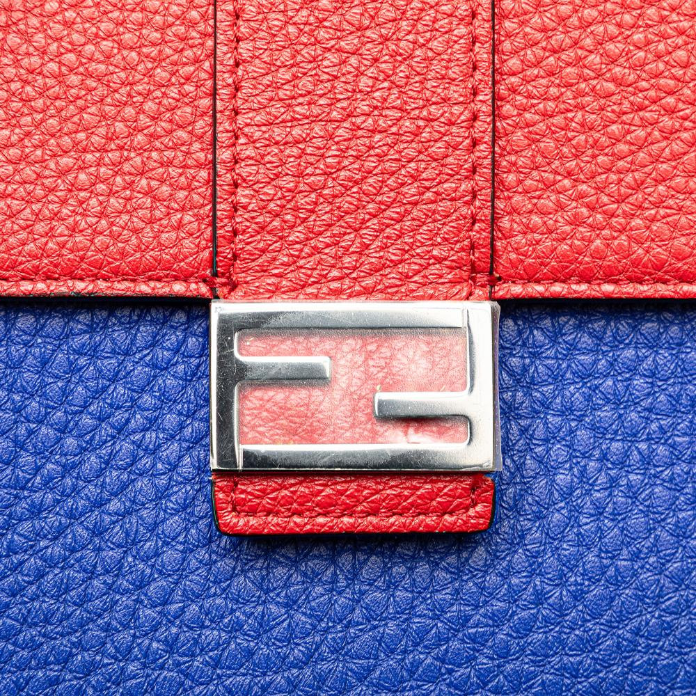 Red Leather Fendi Crossbody Bag