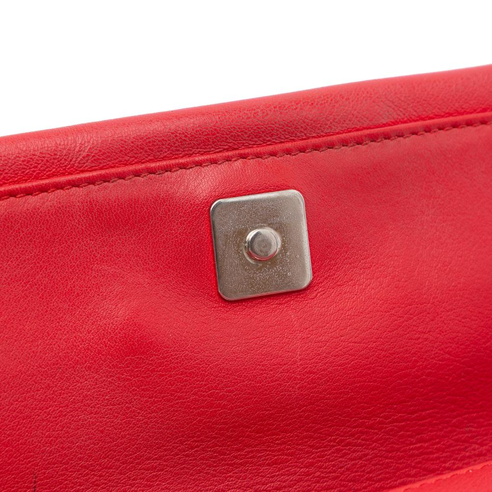 Red Leather Fendi Crossbody Bag