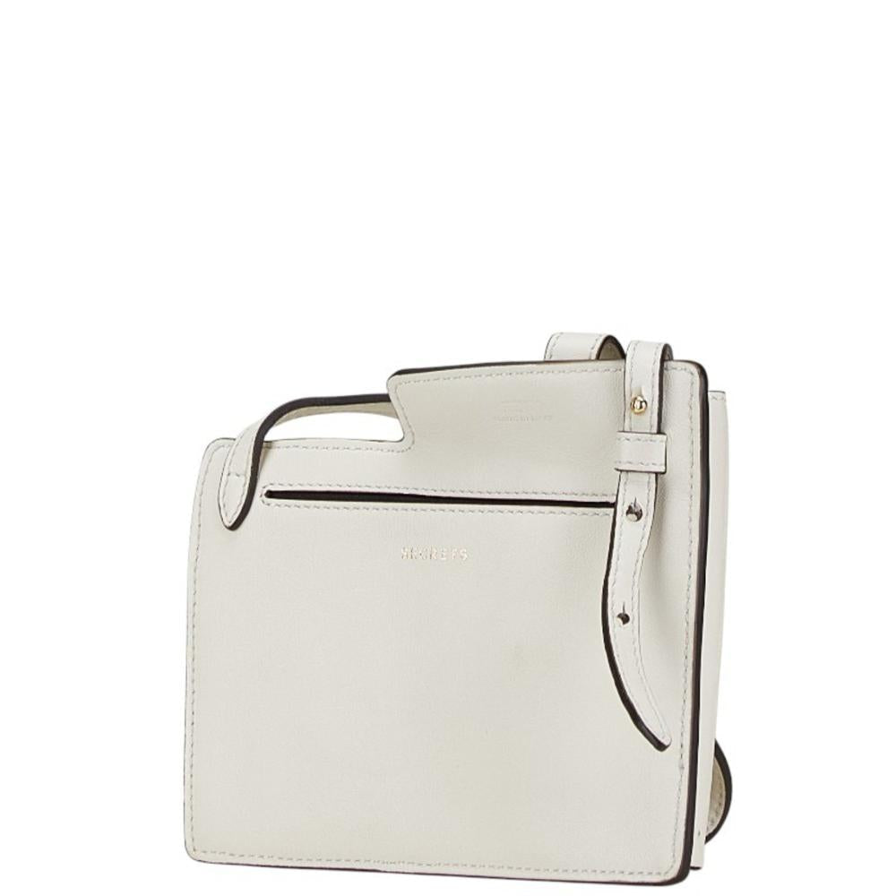 White Leather Fendi Shoulder Bag