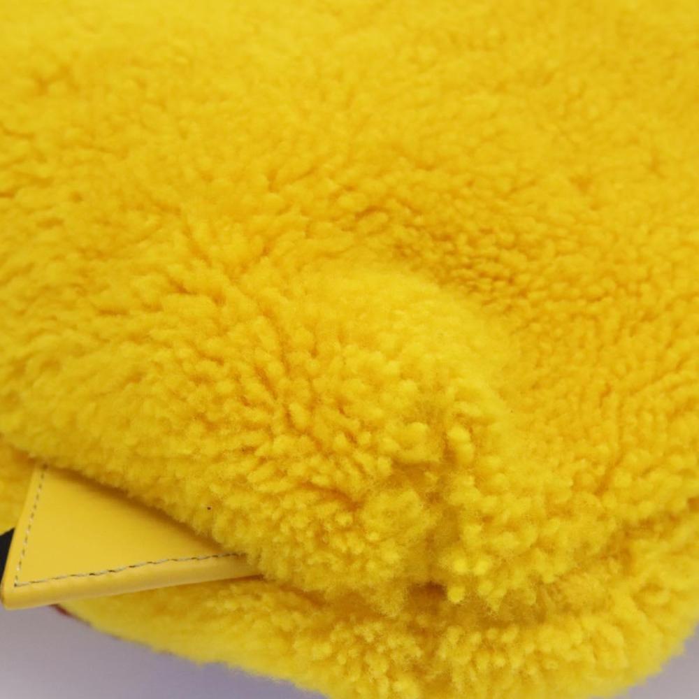 Yellow Canvas Fendi Backpack