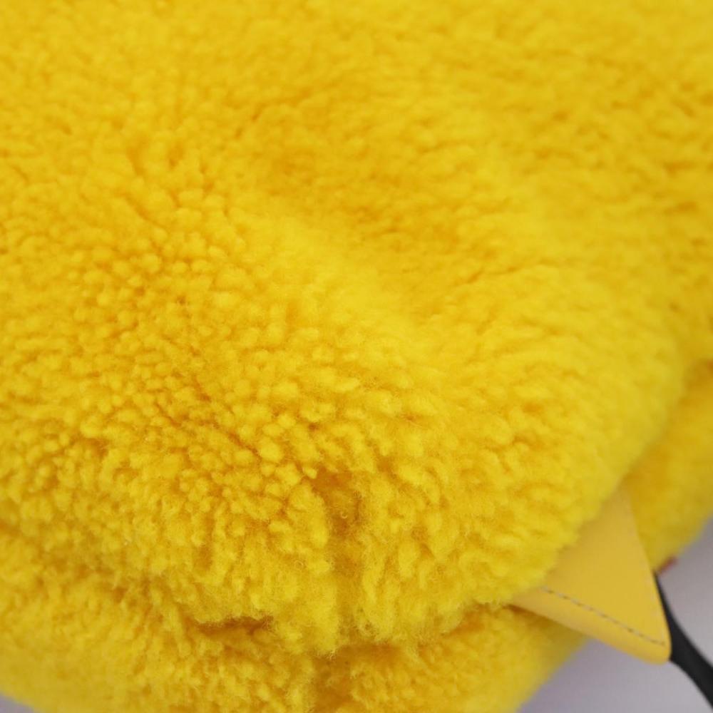 Yellow Canvas Fendi Backpack