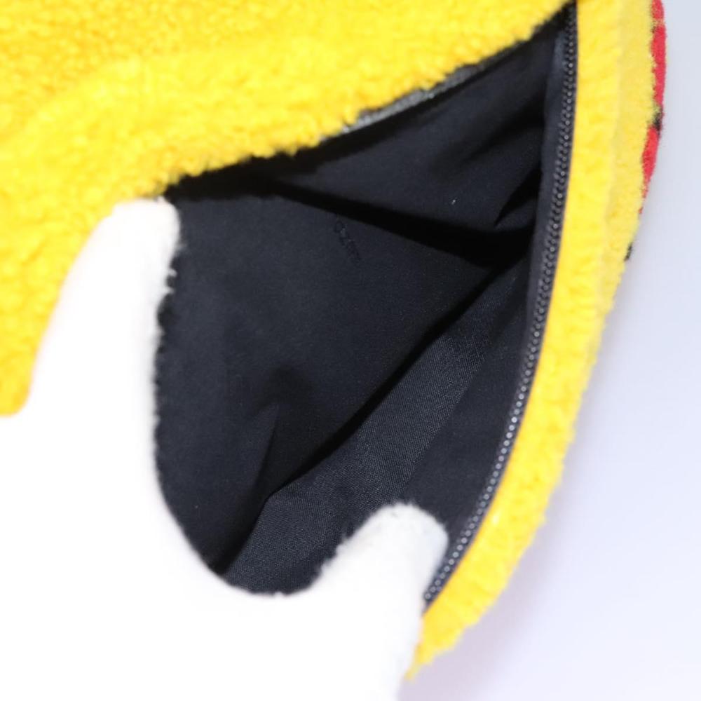 Yellow Canvas Fendi Backpack