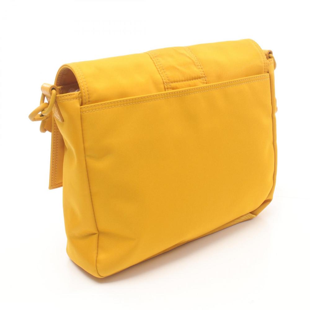 Yellow Canvas Fendi Baguette