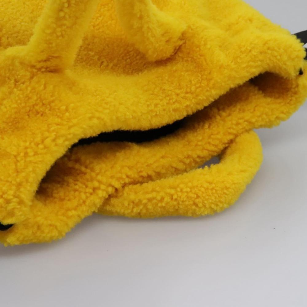Yellow Canvas Fendi Backpack