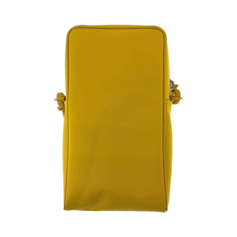 Yellow Fabric Fendi Shoulder Bag
