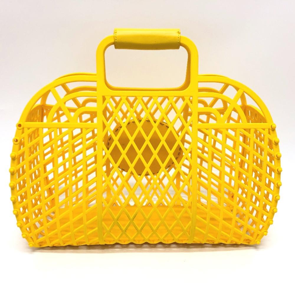 Yellow Fabric Fendi Baguette