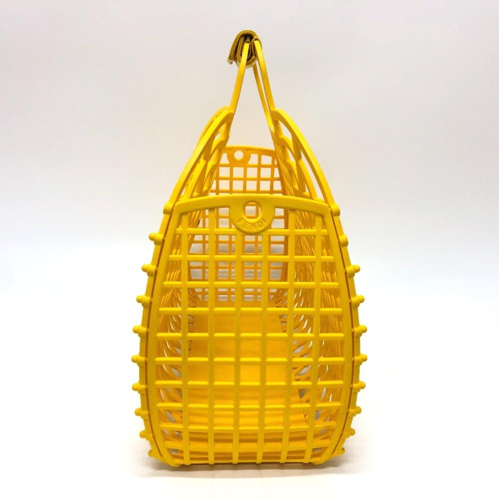 Yellow Fabric Fendi Baguette