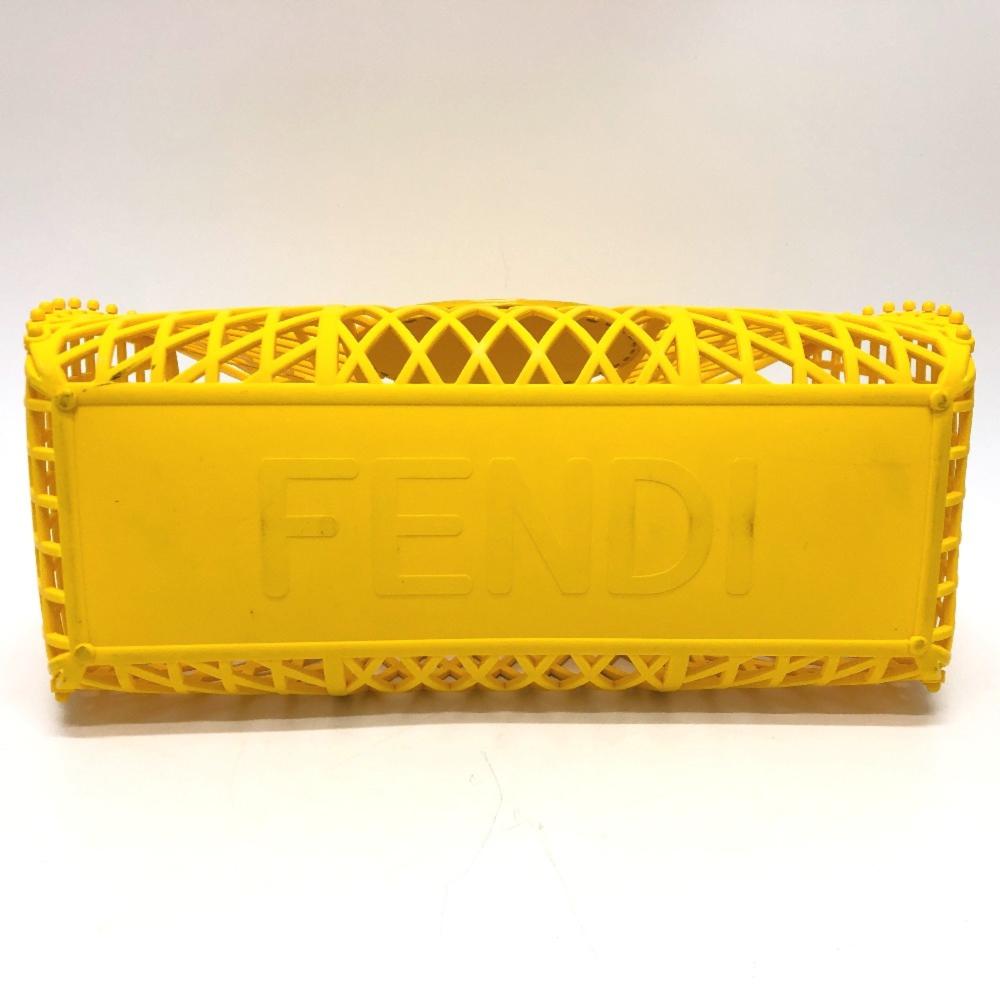 Yellow Fabric Fendi Baguette