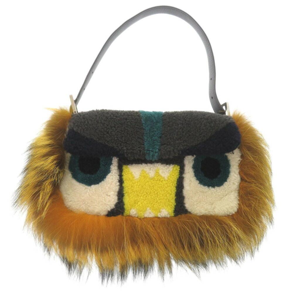 Yellow Leather Fendi Handbag