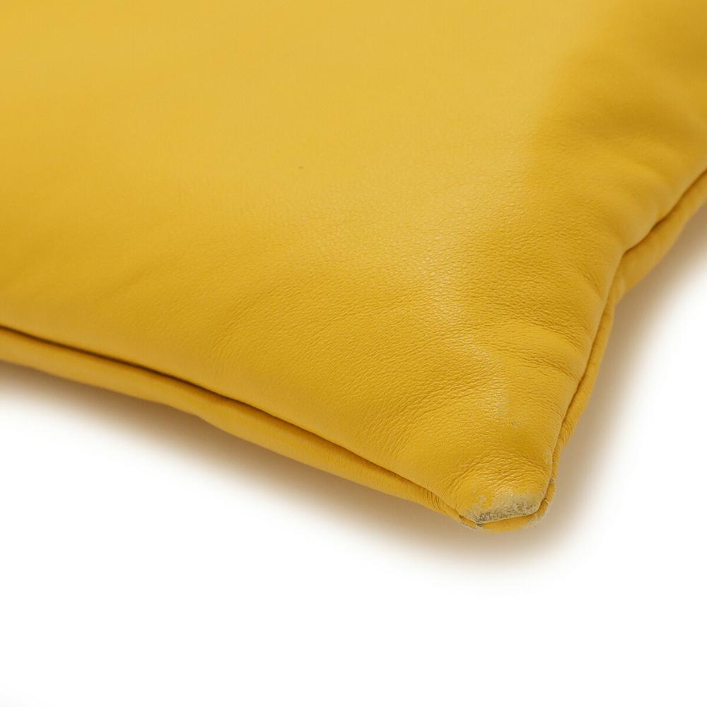 Yellow Leather Fendi Shoulder Bag