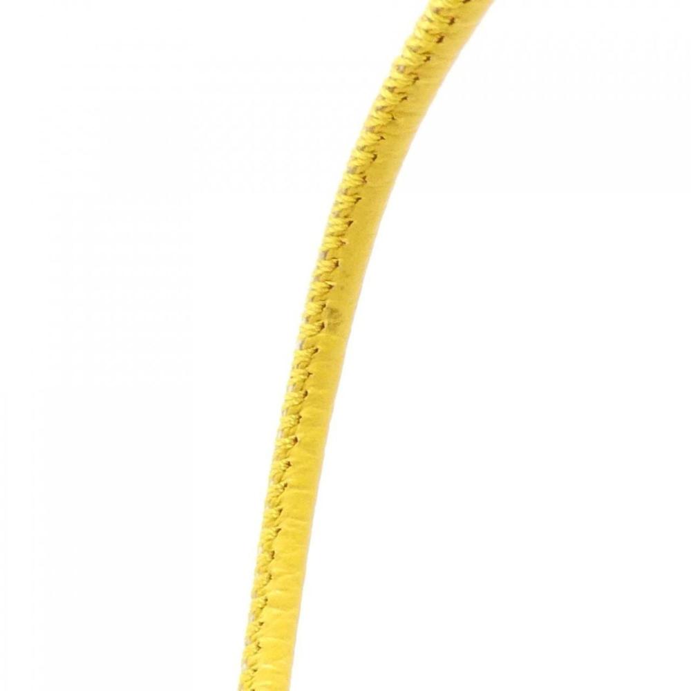 Yellow Leather Fendi Pouch