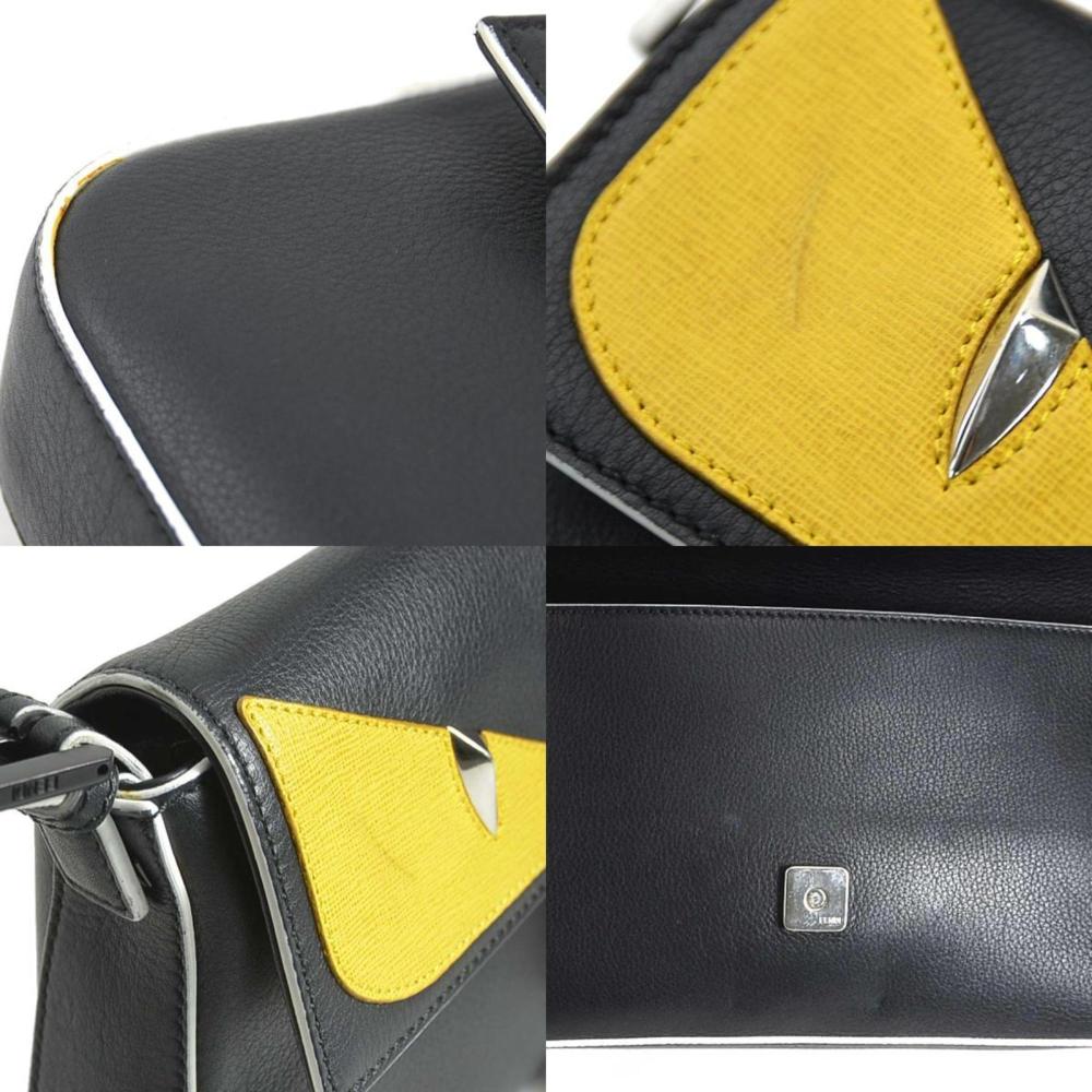 Yellow Leather Fendi Baguette