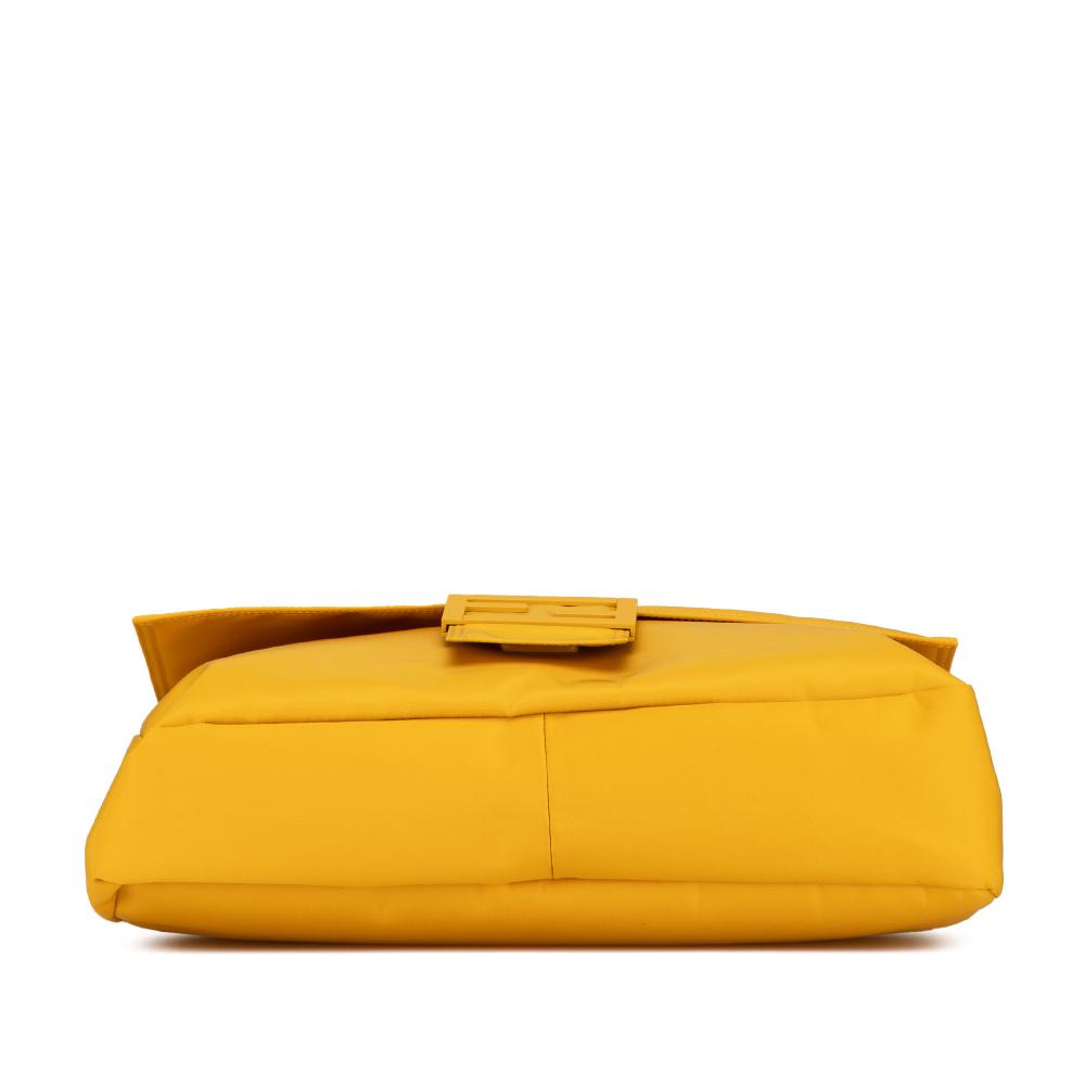 Yellow Nylon Fendi Baguette