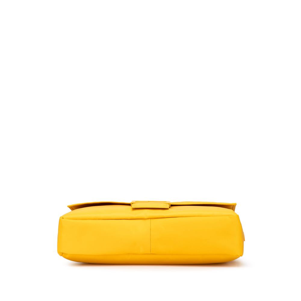 Yellow Nylon Fendi Baguette