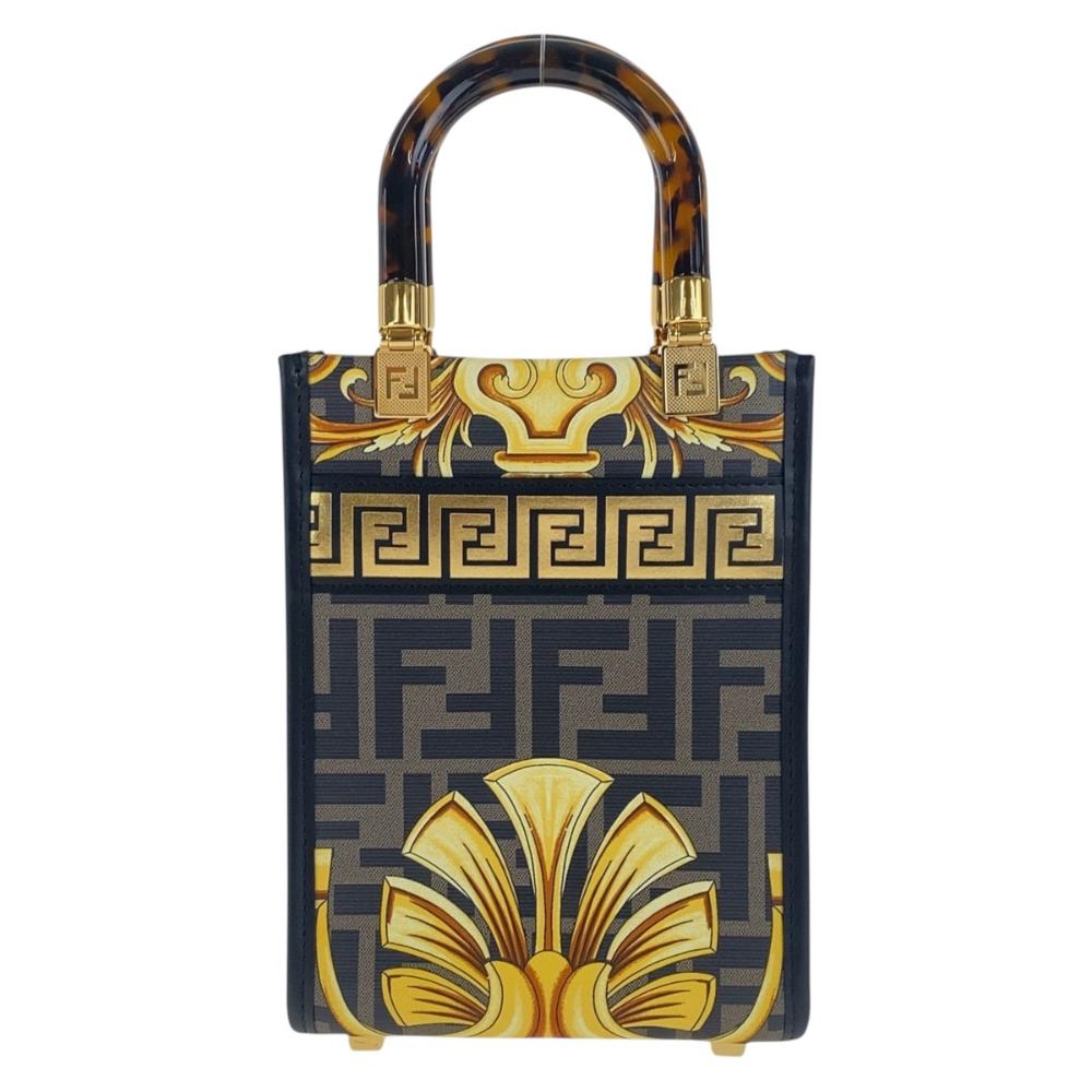 Yellow Plastic Fendi Handbag
