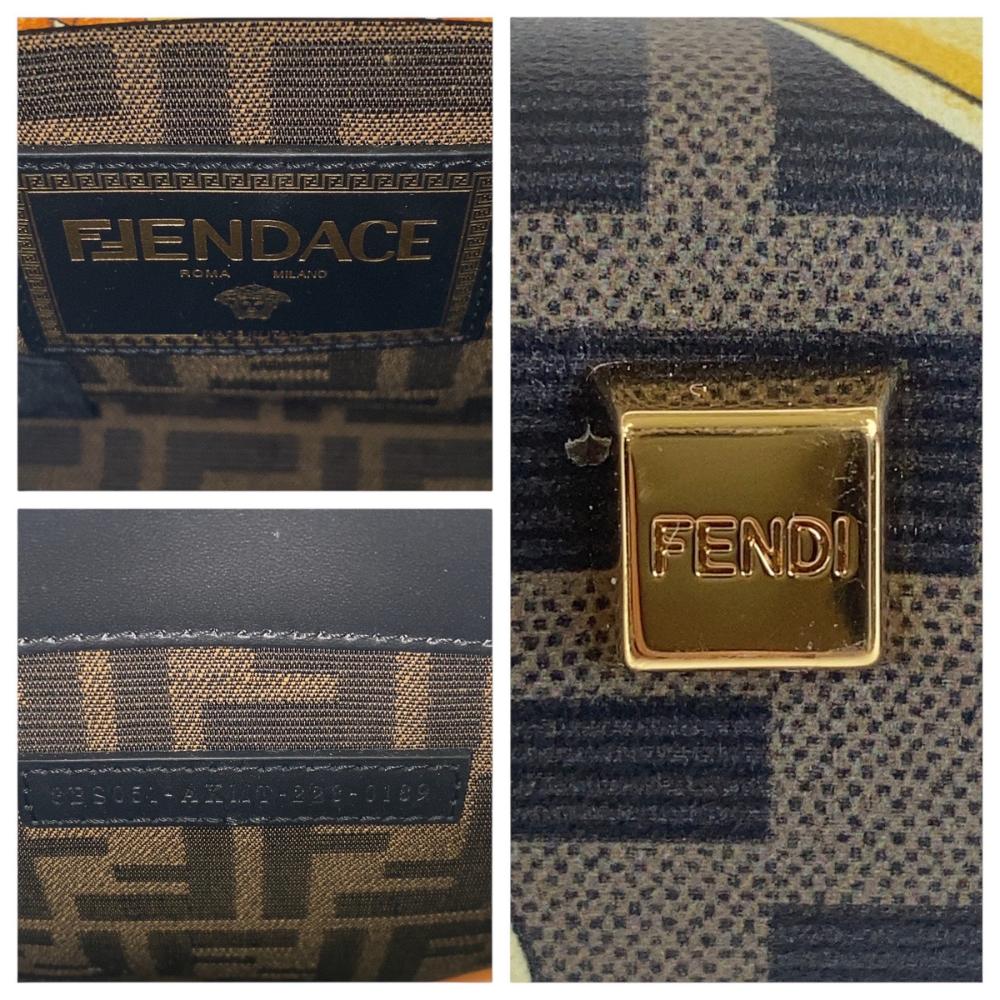 Yellow Plastic Fendi Handbag