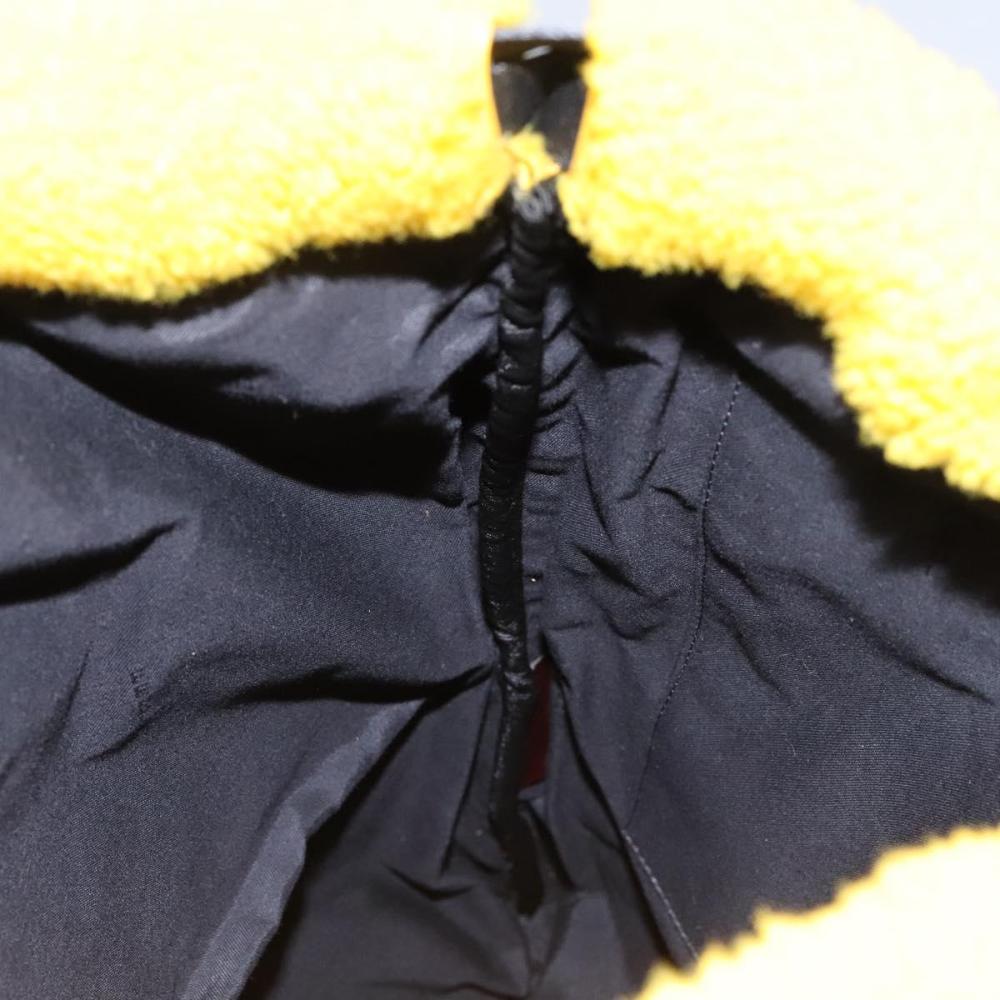 Yellow Wool Fendi Backpack