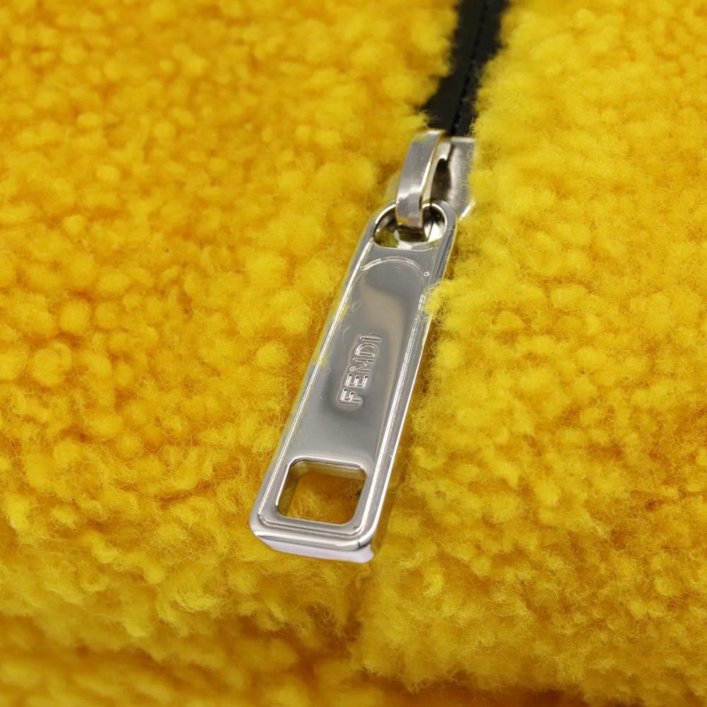 Yellow Wool Fendi Backpack